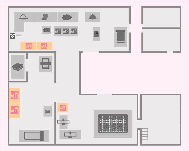 工場内図イラスト