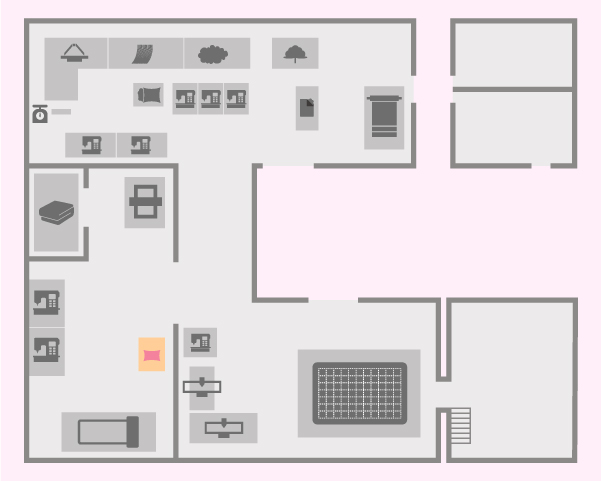 工場内図イラスト