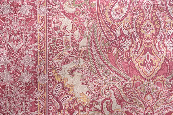 新ペーズリー柄 赤系